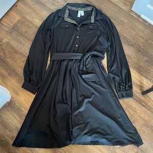 Matilda Jane paint by numbers brown dress size extra large